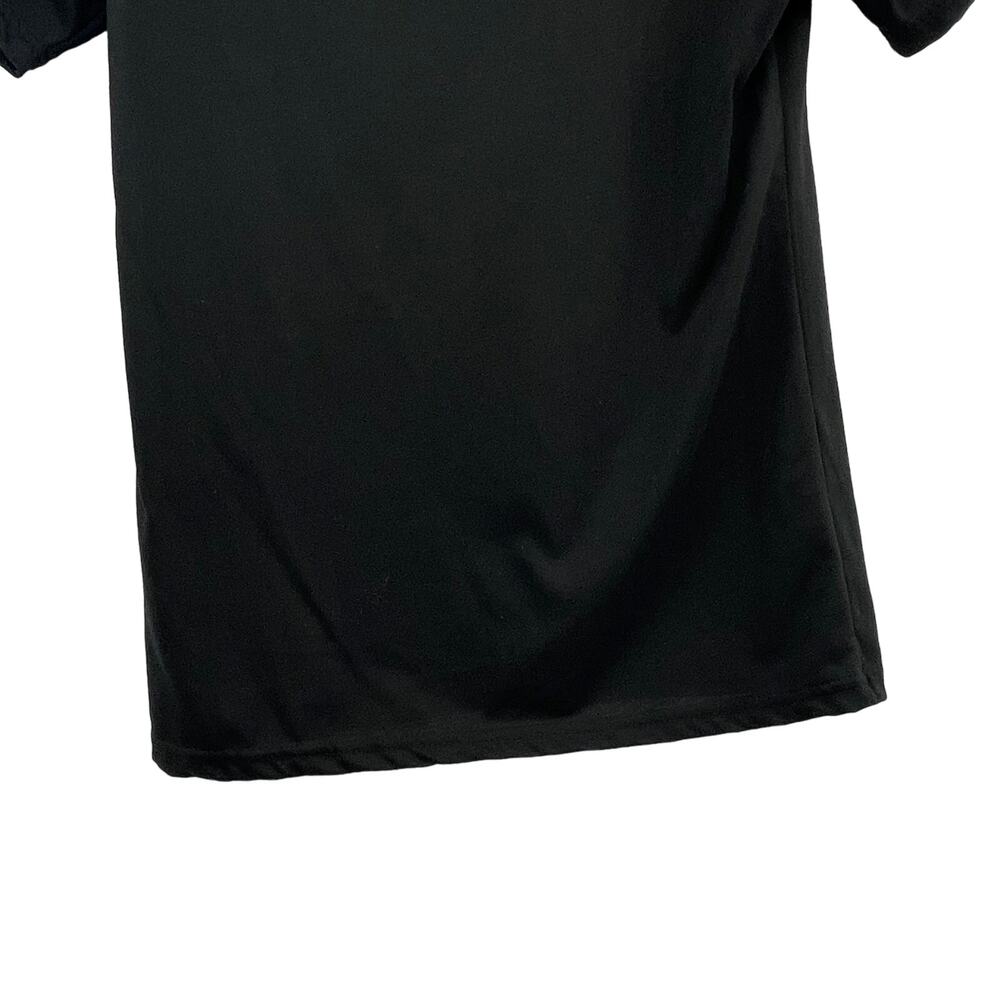 Foxthon Black Short Sleeve V-Neck TShirt - Picture 9 of 11